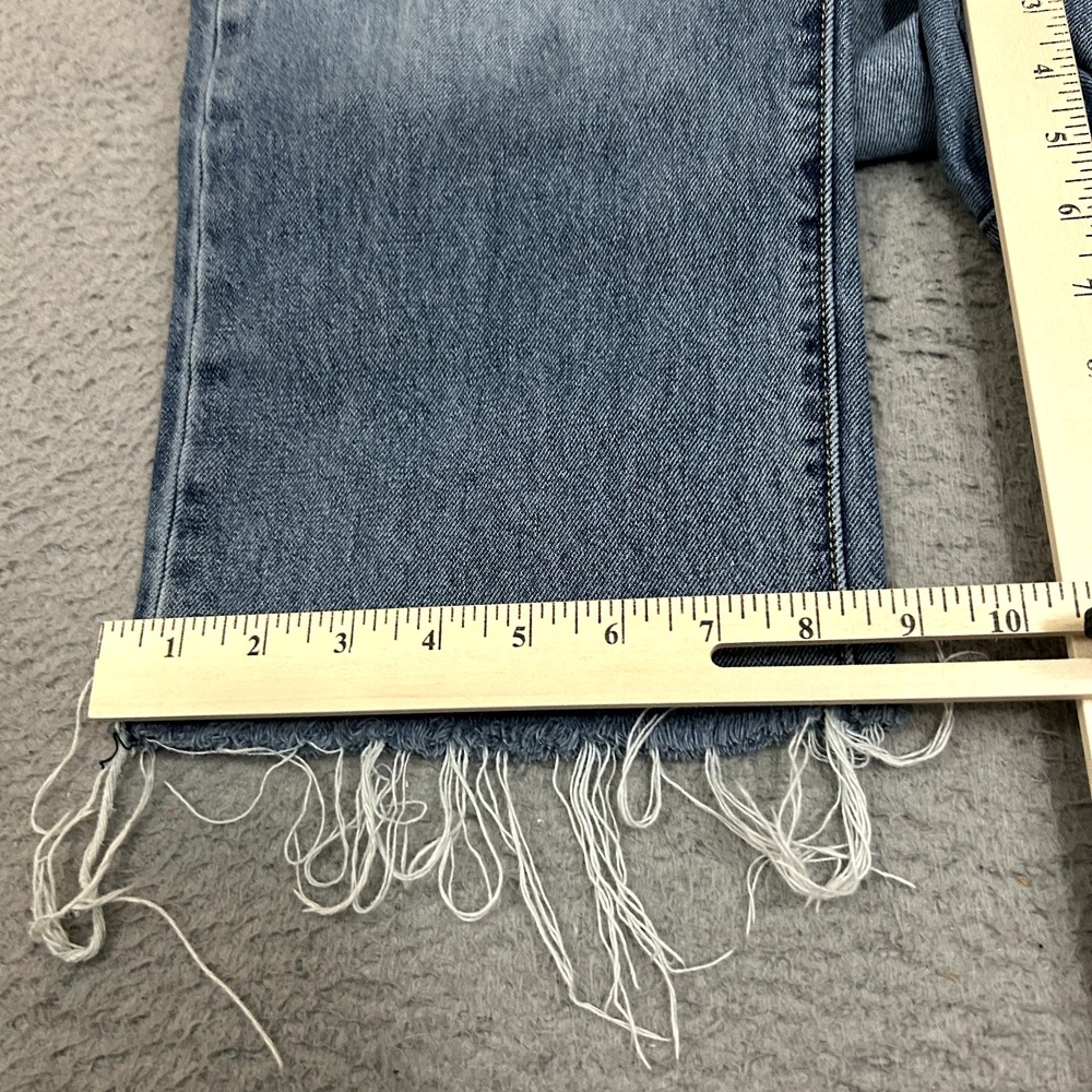Levis Jeans Mens 34x26 Blue Denim 551 Z Straight Fit Cropped Premium Big E Adult - Picture 10 of 16